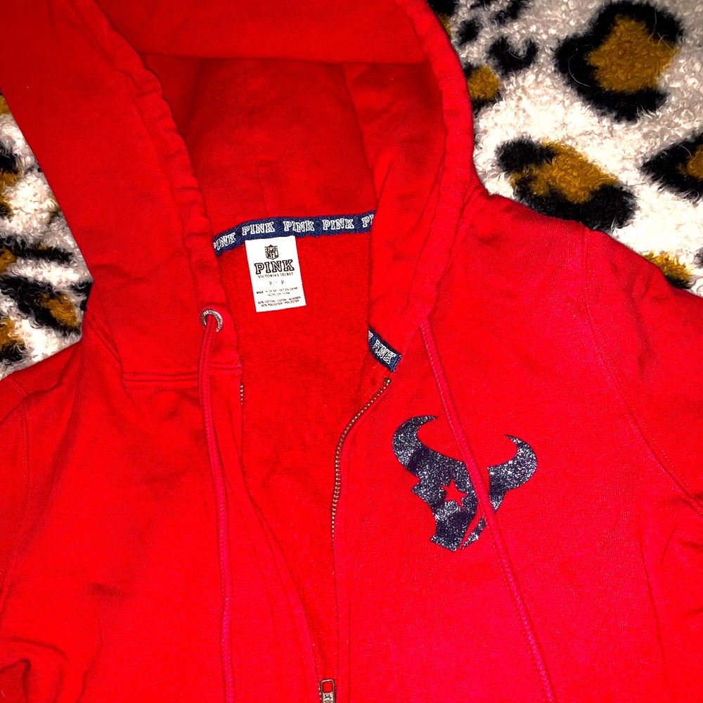 🏈Victoria’s Secret Pink - NFL Texans Jacket❤️